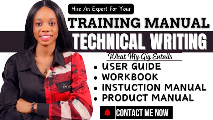 Gig Preview - Create and edit training manual instruction sop  manual user guide workbook