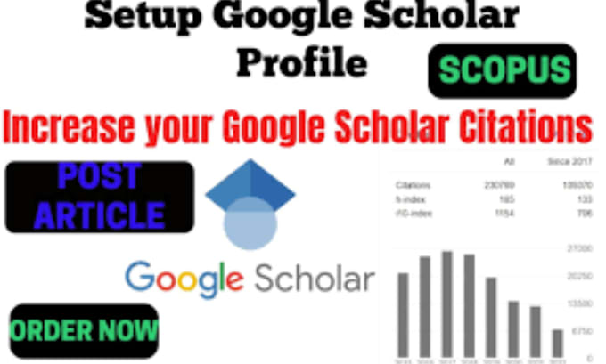 Gig Preview - Write reference increase citation on google scholar profile