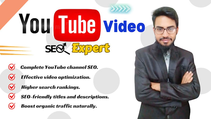 Gig Preview - Boost youtube ranking with expert video SEO optimization