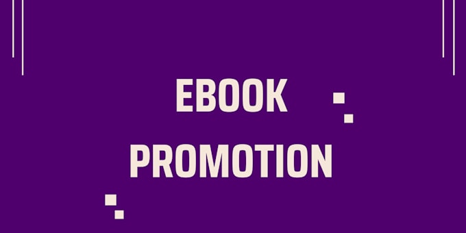 Gig Preview - Dook and ebook marketing