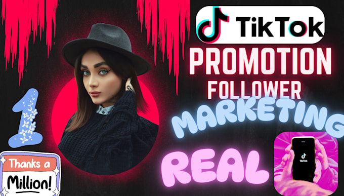 Bestseller - professionally grow promote tik tok account tiktok organic real followers ads