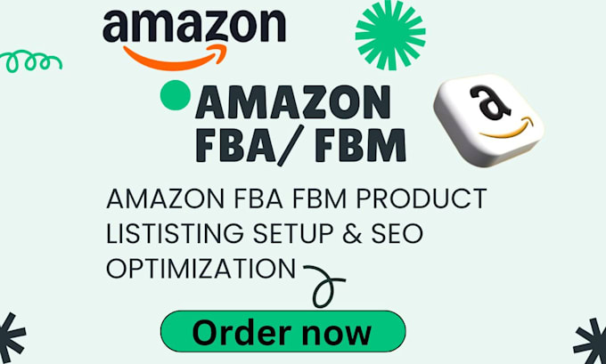 Gig Preview - Set up amazon fba fbm product listing for private label, set up amazon account