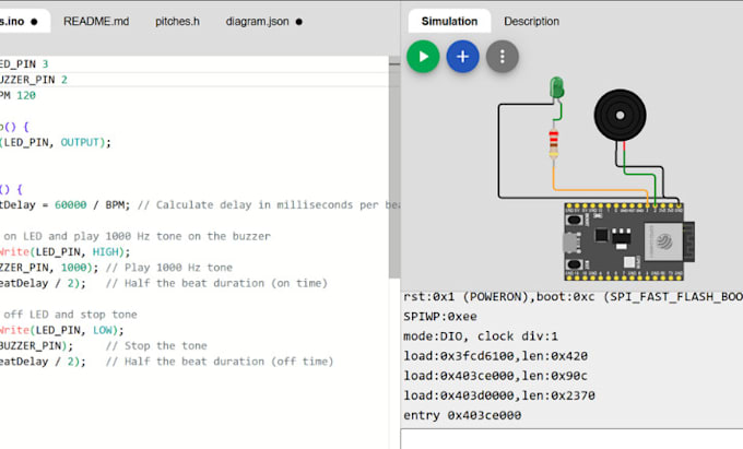 Gig Preview - Arduino and esp programming and schematic