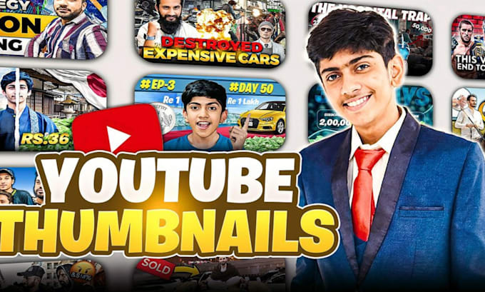 Gig Preview - Create attractive and professional youtube thumbnail design