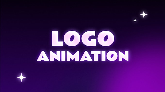 Gig Preview - Create a custom animation for your logo