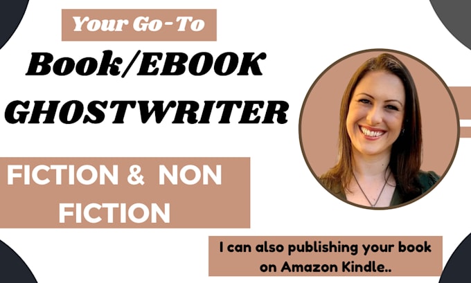 Gig Preview - Be ebook writer, fiction ghostwriter, amazon publishing, paperback, formatting