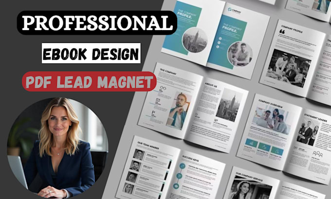 Gig Preview - Design professional PDF lead magnets and ebooks, booklets