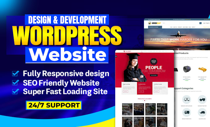 Bestseller - build responsive wordpress website design and development