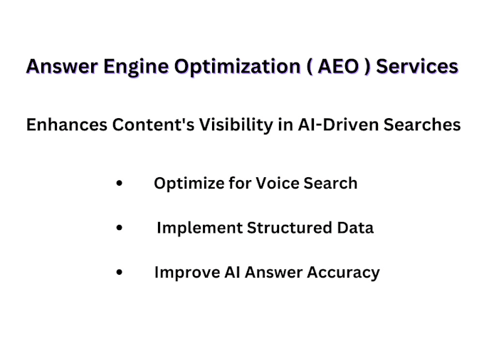 Gig Preview - Boost your visibility with answer engine optimization