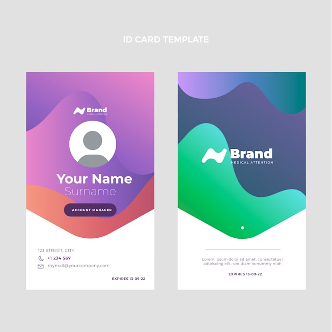 Gig Preview - Create professional custom id and business card designs