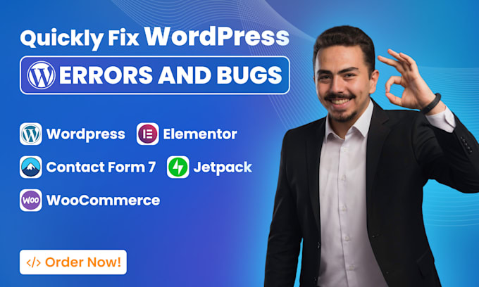 Gig Preview - Fix wordpress errror, wordpress bug fix quickly