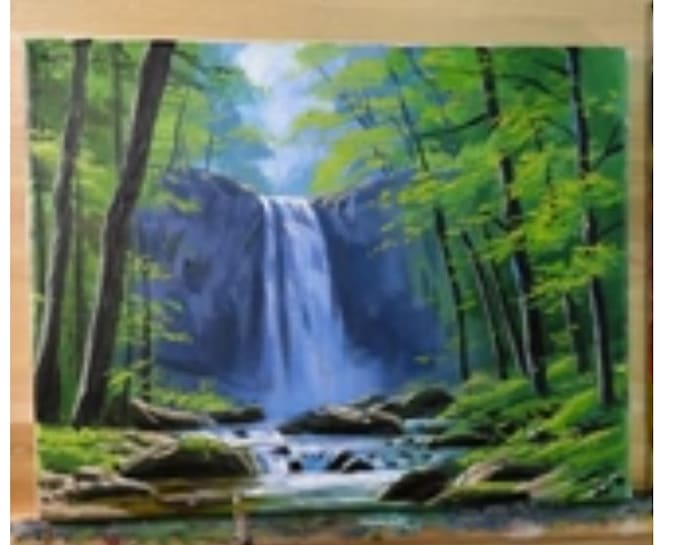 Gig Preview - Create hand made beautiful scenery paintings