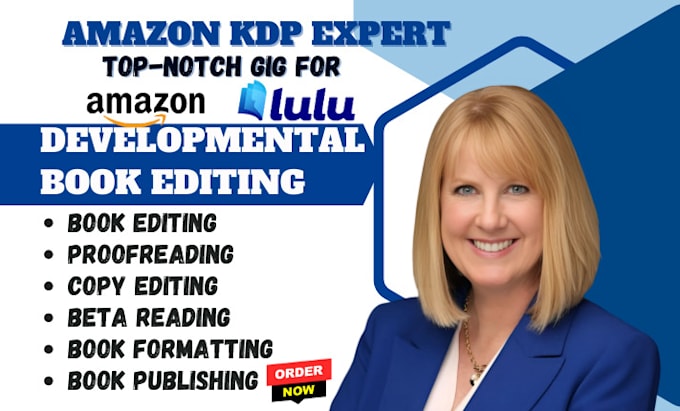 Gig Preview - Developmental book editor, proofread, format fiction novel, nonfiction, memoir