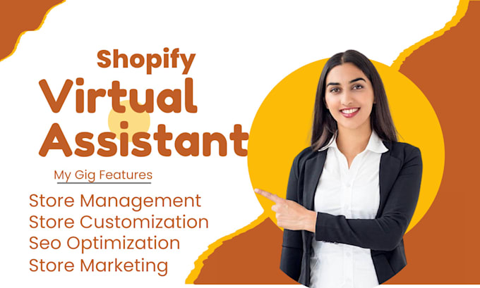 Gig Preview - Shopify virtual assistant shopify sales marketing expert shopify store manager