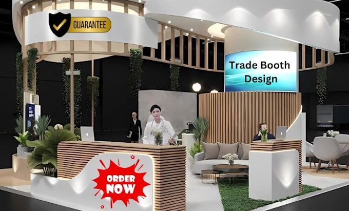 Gig Preview - Create exhibition stand, stall or 3d trade show booth design