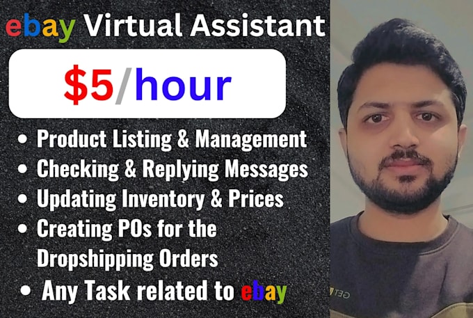 Gig Preview - Be your ebay virtual assistant ebay store manager