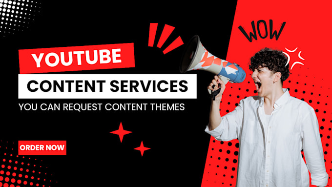 Gig Preview - Create youtube content can request content themes