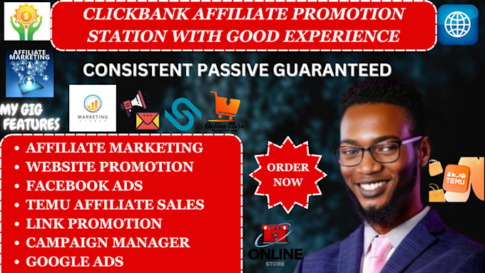 Gig Preview - Do converting clickbank amazon affiliate marketing sales tiktok sales funnel