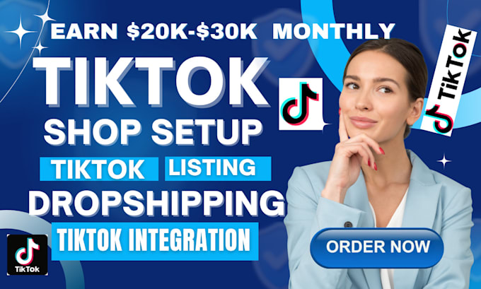 Bestseller - setup tiktok shop dropshipping, tiktok product hunting and listing, tiktok VA