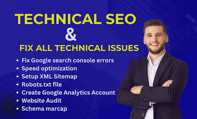 Bestseller - do fix technical seo error, xml sitemap, website index,