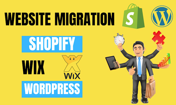 Gig Preview - Migrate and restore any website to shopify website