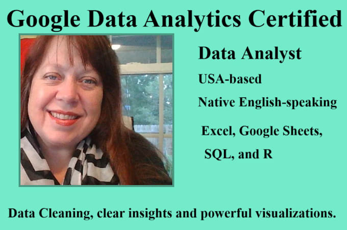 Gig Preview - Be your USA based data analyst, google certified