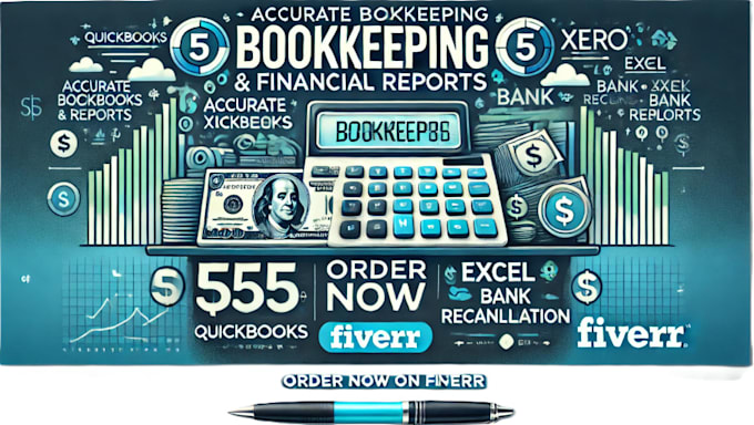 Gig Preview - Do accurate bookkeeping in quickbooks, xero, or excel