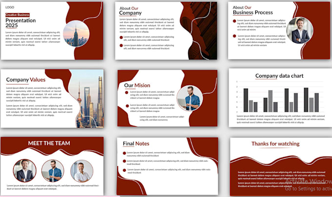 Gig Preview - Design a custom powerpoint presentation or canva presentation for your business