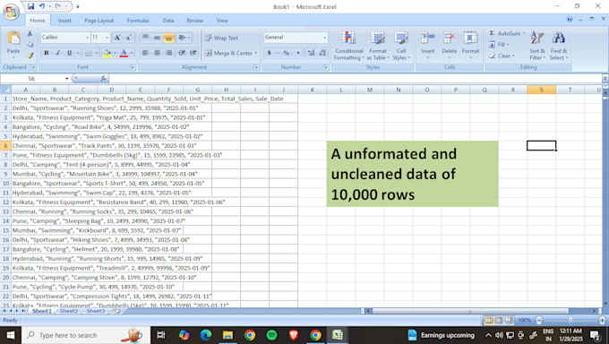 Gig Preview - Clean,format,merge,split and manage excel data