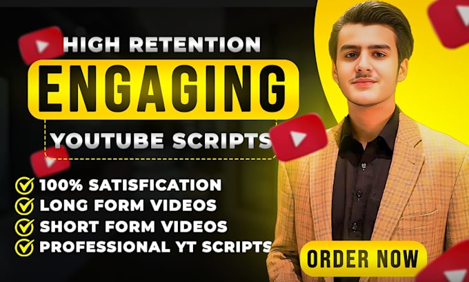 Gig Preview - Make youtube scripts for your channel