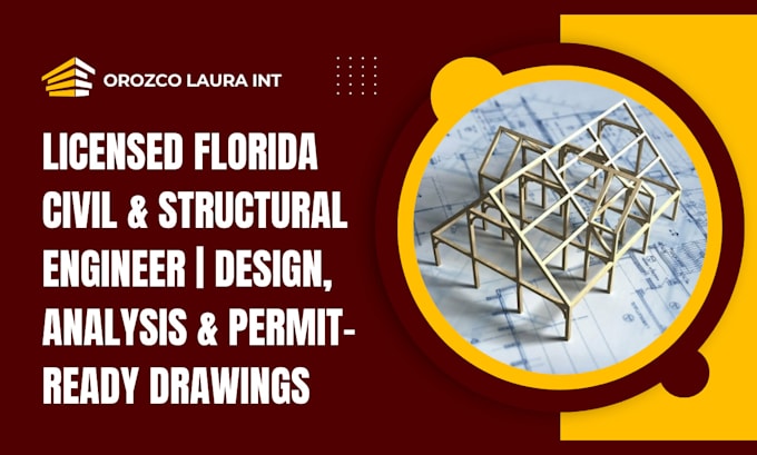 Gig Preview - Offer civil, structural calculations, plans and load analysis in florida