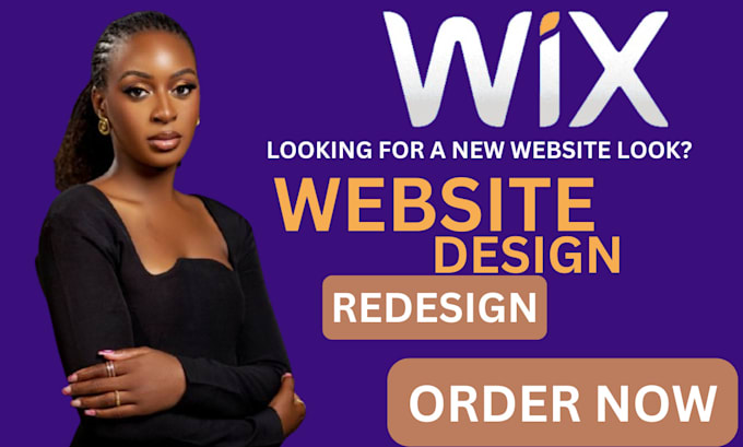 Gig Preview - Do wix website design, redesign wix business, wix online store, wix landing page