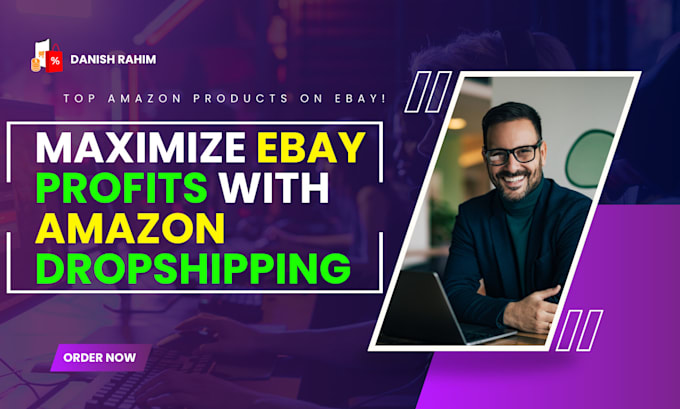 Gig Preview - Do amazon to ebay dropshipping top listings