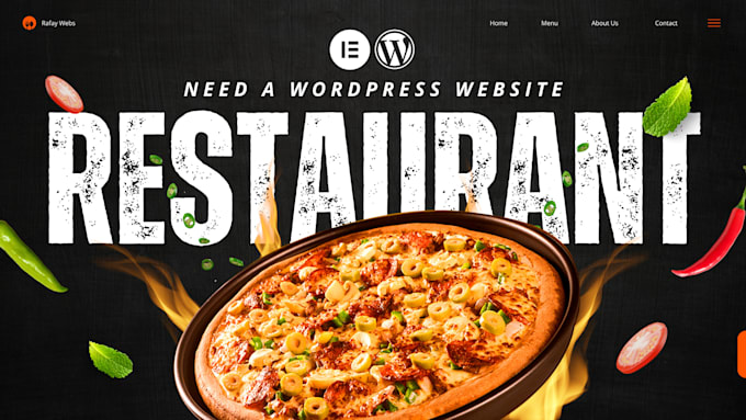 Gig Preview - Build a wordpress restaurant website, cafe and food website