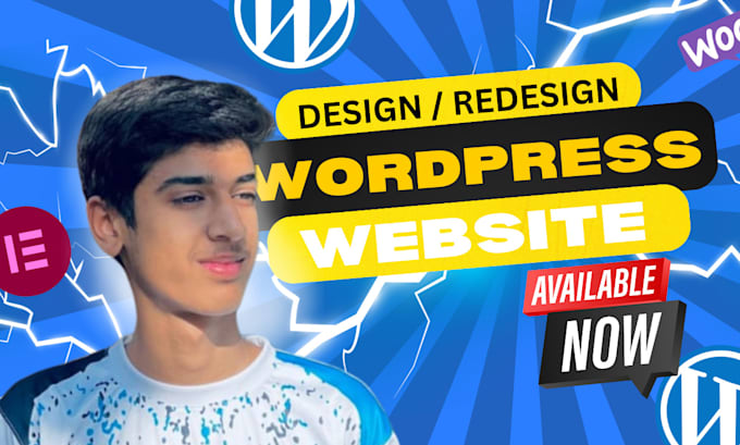 Gig Preview - Design redesign hostinger wordpress website