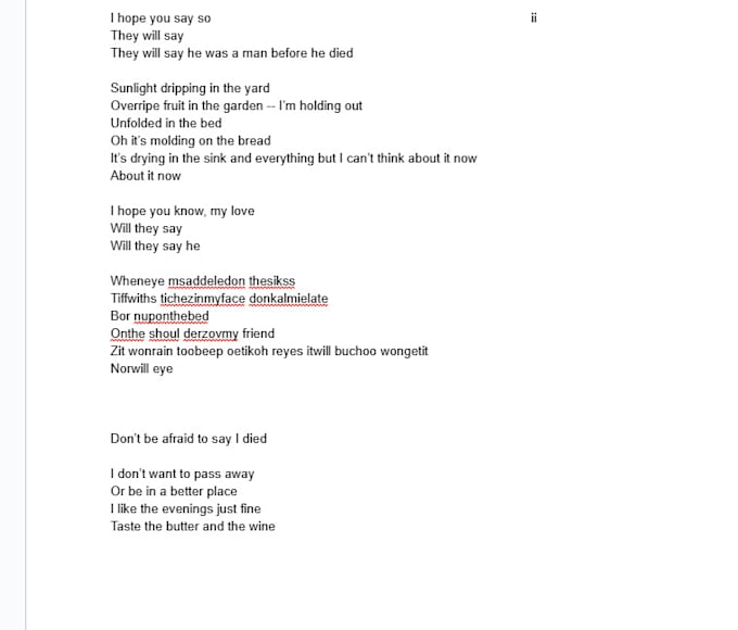 Gig Preview - Make your song lyrics bad