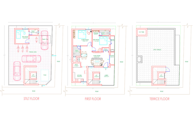 Gig Preview - Design architectural 2d floor plan, 3d floor plan