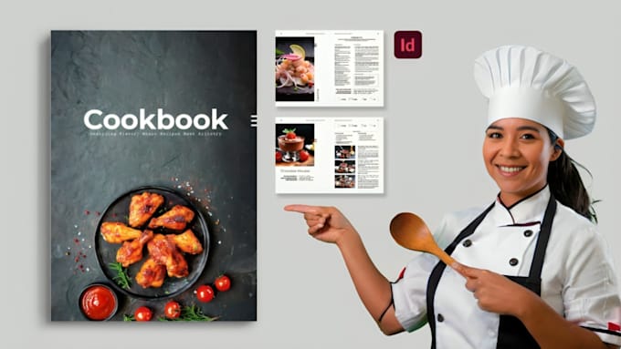 Gig Preview - Write quality cookbook recipe book, cookbook design, cookbook formatting