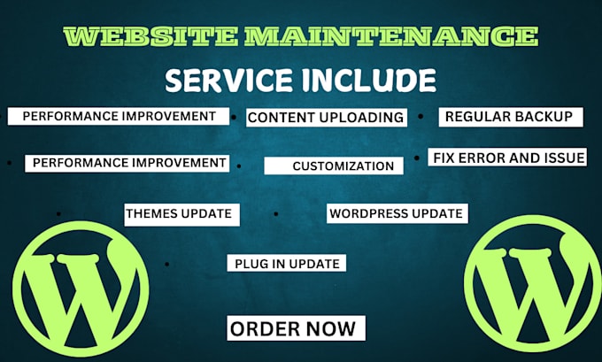 Gig Preview - Do wordpress website maintenance wordpress assistant support business website