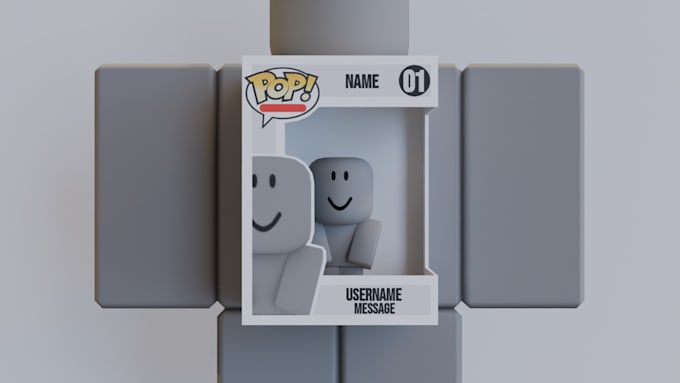 Gig Preview - Make your roblox character into a funko pop