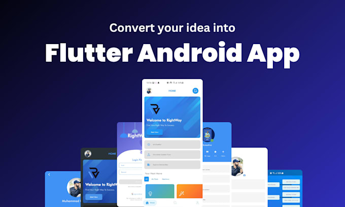 Gig Preview - Do mobile app development, android app creation flutter app developer