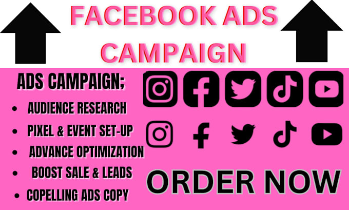 Gig Preview - Setup meta ads facebook ads instagram ads campaign campaigns