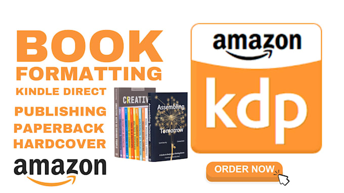 Gig Preview - Format, publish, promote your book on amazon and kindle KDP