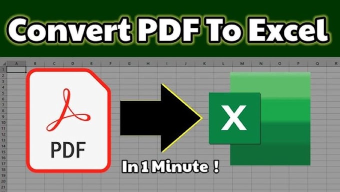 Gig Preview - Convert pdf to word or excel or docs