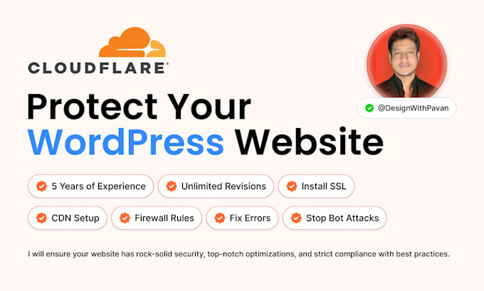 Gig Preview - Fix, secure, enhance your website with cloudflare setup