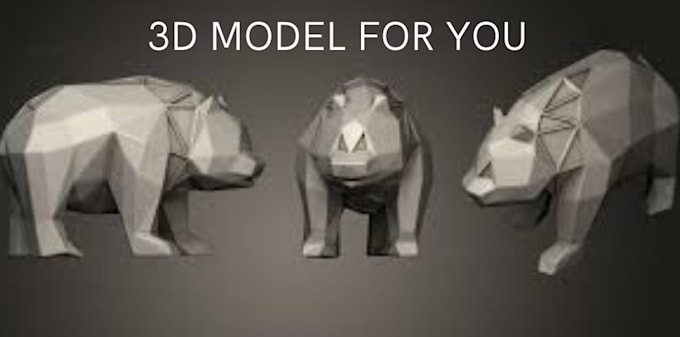 Gig Preview - Create 3d model for yuo