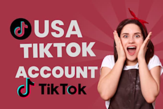 Gig Preview - Create usa tiktok account with creativity beta program usa tiktok account