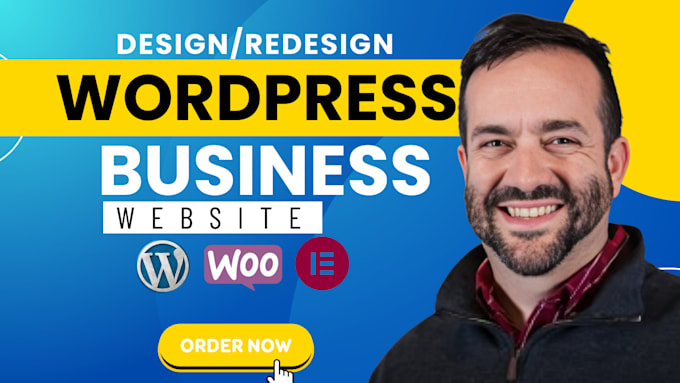 Gig Preview - Create wordpress business website, redesign wordpress website development