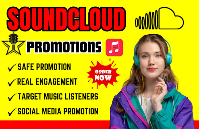 Gig Preview - Viral soundcloud music promotion active USA listeners through reposting