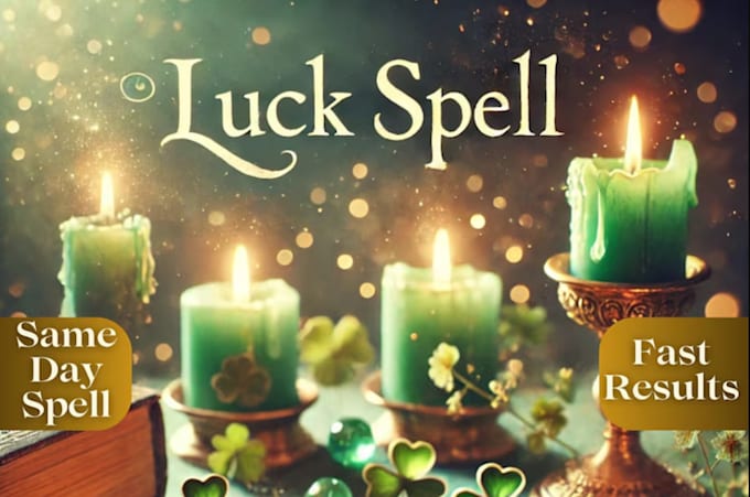 Gig Preview - Cast strong luck spell for success instant win, exam luck spell happiness magic